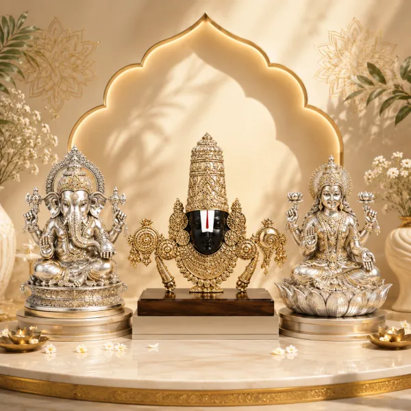 Gold and Silver Plated Idols