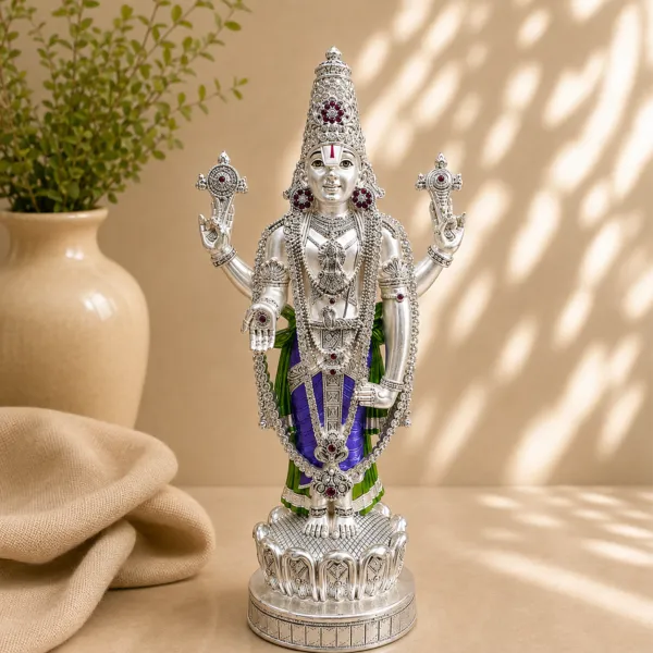 Kamal Balaji Silver Satin (17 Inch)
