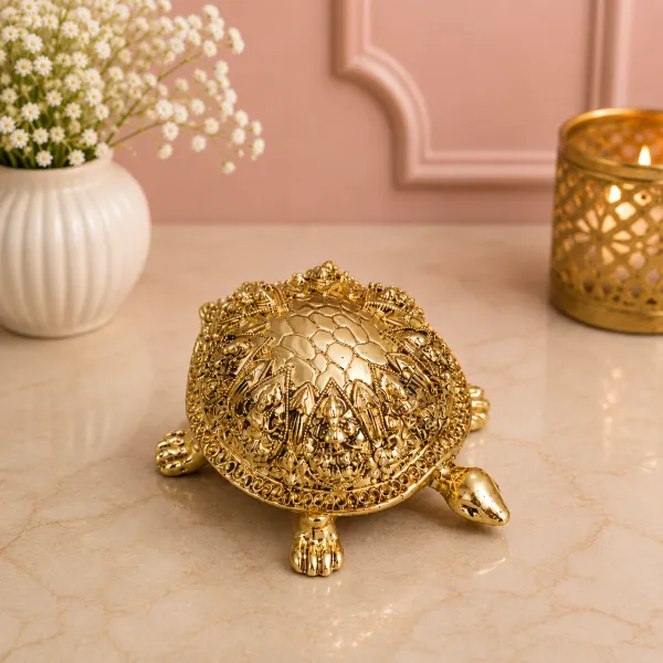 Laxmi Tortoise Gold (5inch)