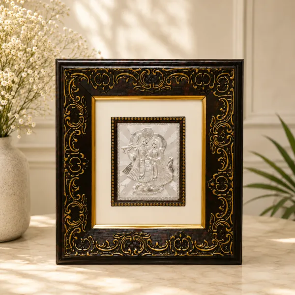Hathi Chaap Frame (Radha-Krishna)