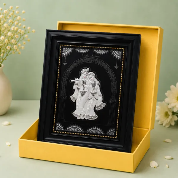 Royal Frame Black (Radha-Krishna) Height - 15