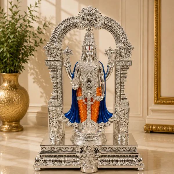 Garud Balaji Silver Colour (12 Inch)