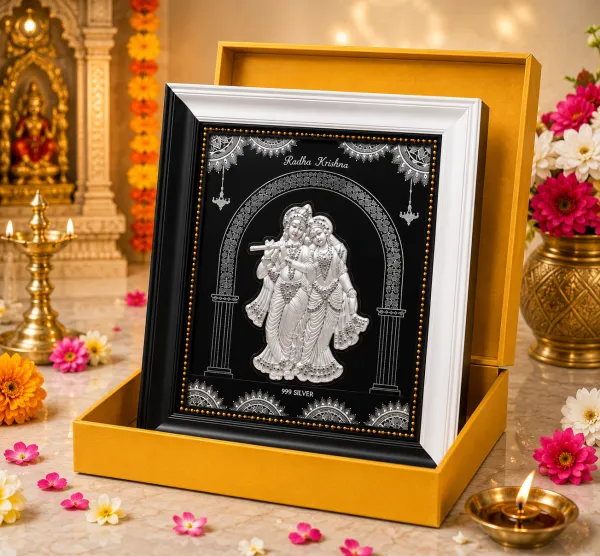 Royal Frame BW (Radhe-Krishna) Height-15