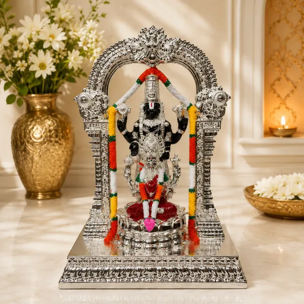 Laxmi Balaji Silver BTC (9 Inch)