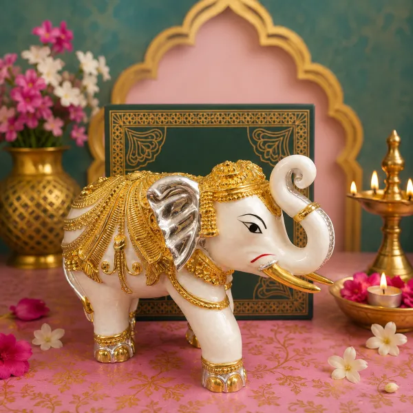 Aaravat Elephant Body Meena (8Inch)
